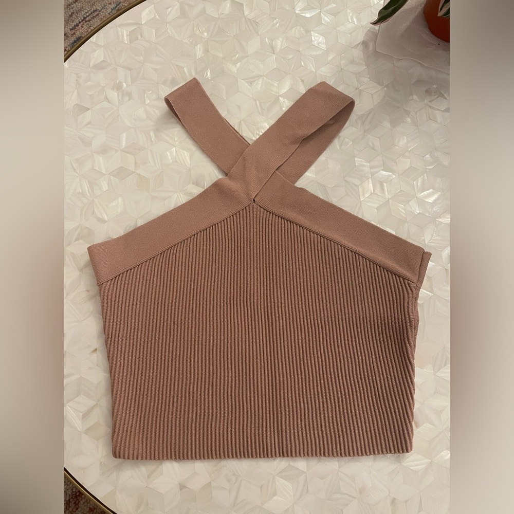 Knit halter